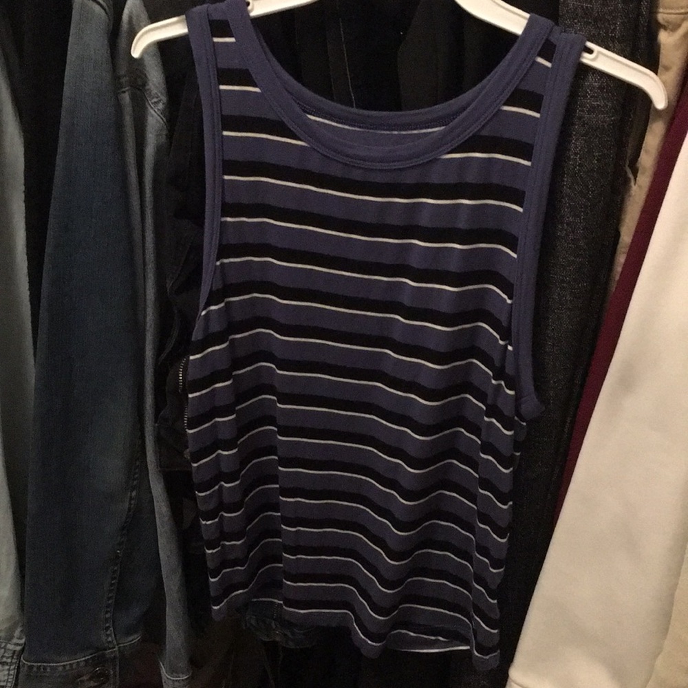 american eagle striped tight tanktop